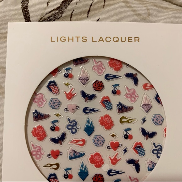 💜 Lights Lacquer Backstage Pass Nail Art Stickers - Picture 3 of 8